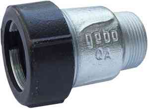 Обжимной патрубок из чугуна    3/4"  нар. резьба АK  Gebo 