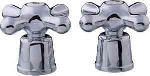 МАХОВИК  ПЛАСТ/ХРОМ   КВАДРАТ (ПАРА)         КРЕСТ люкс    20219