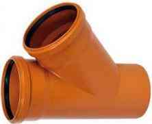 КНЛ   110  ТРОЙНИК  Д/НАРУЖ. КАН.  110*110/45  РОССИЯ