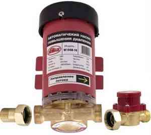 Насос повышающий давление автоматический JEMIX ПВН15-10, (W15GR-10 AUTO). СУХОЙ РОТОР. Мощн.90 Вт. Напор до 10 м. Произв. 20 л/мин.