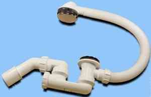 Обвязка д/в MRB8CB, НЕРЖ. перелив 500 мм, пробка "кнопка", регулируемый, 40/50 Mc'Alpine