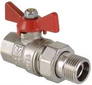 КРАН  шар. со сгоном   3/4''  ВР-НР БАБОЧКА VALTEC VT.227.N.05