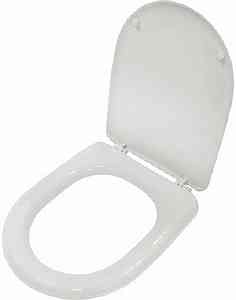 Сиденье для унитаза ИНКОЭР  "Форум-Х12" голубовато-белое 