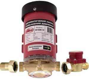 Насос повышающий давление автоматический JEMIX ПВН15-15 (W15GR-15, AUTO) (сухой ротор, 120 Вт.,15 м, 25 л/мин.)