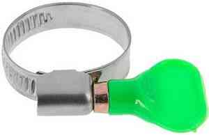 ХОМУТ  ЧЕРВЯЧНЫЙ  оцинкован   С КЛЮЧОМ   12 Х 22 мм   TIM