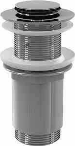 Донный кл. сифона д/умыв. A394 CLICK/CLACK 5/4", цельнометалл. с малой загл., без перелива, для плас