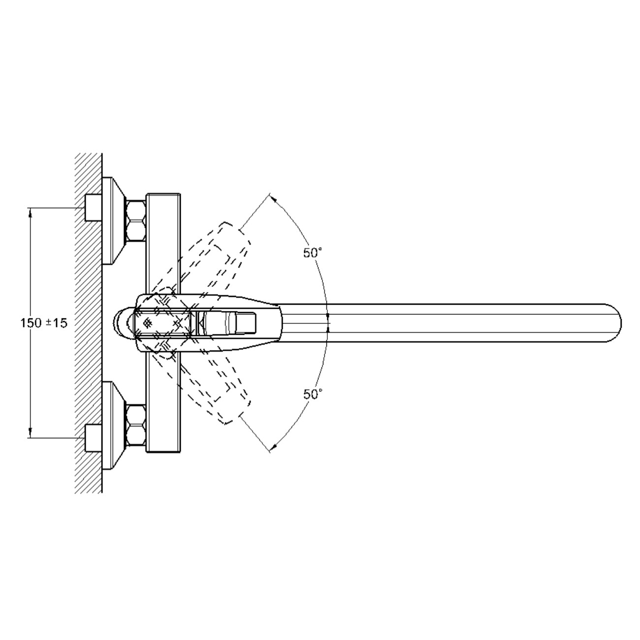 Смеситель для ванны G-Lauf LOF7-A033