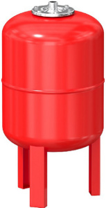 Расширительный бак вертикальный  50 л. оцинк-ый фланец 1". (на ножках) "WION" W50RV