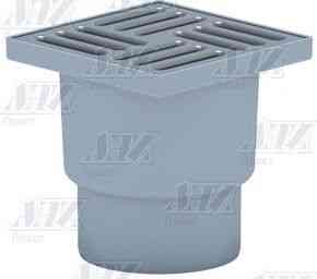 АНИ TA1212 Трап верт-ый нерег. с выпуском 110мм, c нерж. реш. 150х150