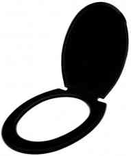 Сиденье для унитаза ИНКОЭР  "Стандарт Н-Черный" 