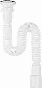 Aquant F103-60-MR Гофросифон 1 1/2"х40/50, 335-755мм, винт 70мм, вып. нерж. сталь (аналог АНИ G106)