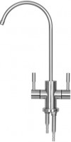 АБ  КРАН с 2-мя керам вентилями для питьевых систем   АБФ-КР-2  (вес 493 гр)